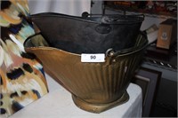 2 ANTIQUE COAL BUCKETS