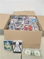 Large Lot of Newer Football Cards - Stacked with