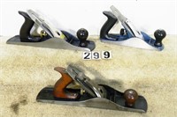 3 – Various bench planes, G-Vg: 2 – Stanley: late