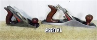 2 – Various bench planes: “Dunlap” 8 3/4” jack w/