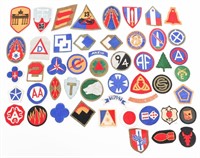 WWII - POST WAR US ARMY SHOULDER PATCHES