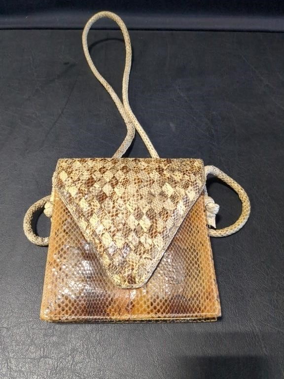 Snakeskin purse