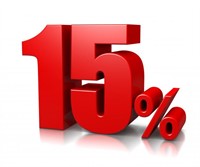 15% BUYERS PREMIUM