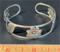 ORNATE WELLS STERLING SILVER CUFF BRACELET