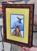 Watercolor Painting Cowboy & Horse Doris Snyder