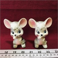 Ceramic Mice Salt & Pepper Shakers (Vintage)