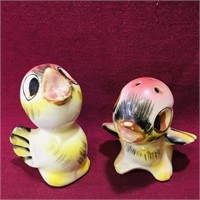 Ceramic Birds Salt & Pepper Shakers (Vintage)