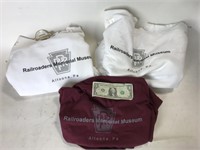 3 pcs Railroaders Memorial Museum Apparel