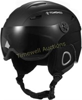 TOMSHOO Ski Helmet  Removable Goggles  Large