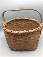 Large split oak basket
