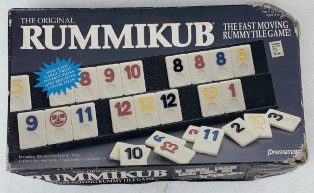 Rummikub By Pressman Toy Corp 1990