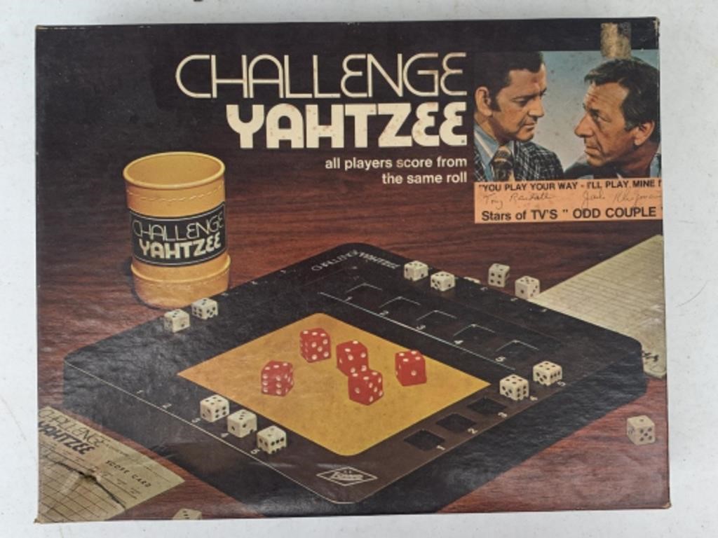 Challenge Yahtzee By Miton Bradley 1974