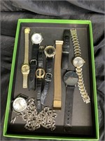 WATCHES LOT / MOSTLY PARTS & PCS