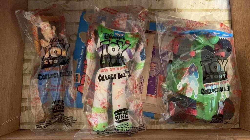 TOY STORY TOYS NEW IN PACKAGE BURGER KING