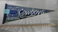 Super Bowl XXX Dallas Cowboys Pennant