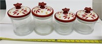 Glass Canister Set (4)