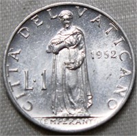 Vatican City  Lira 1952