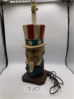 Resin Uncle Sam Lamp
