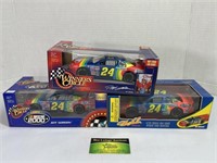 Set of 3 1/24th Scale Jeff Gordon Diecasts