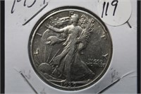 1939 Walking Liberty Silver Half Dollar