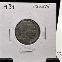 1934 BUFFALO NICKEL