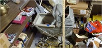 1950's Vintage Easy Fold Baby Carriage Stroller