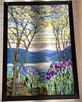 Louis C Tiffany's Magnolias & Irises Stained Glass