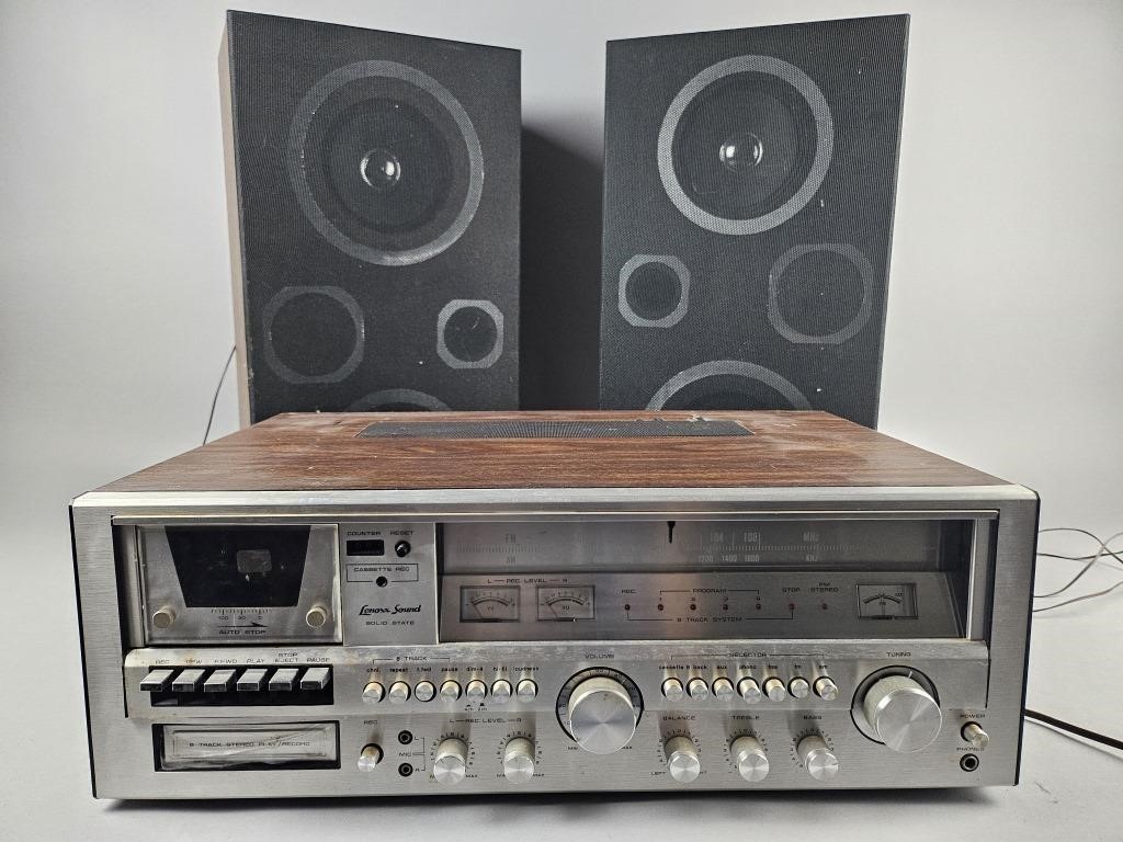Vintage Lenox Sound Solid State Stereo & Speakers