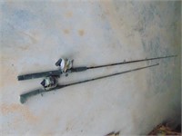 2 -Zebco Fishing Poles