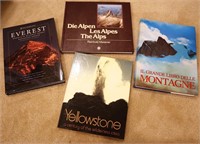 4pc Coffee Table Books - Yellowstone, The Alps