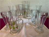 Etched Wine Glasses, Sundae / Milkshake Glasses+