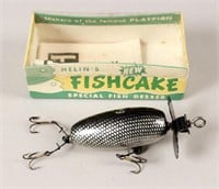 Helin Fishcake Vintage Wooden Fishing Lure