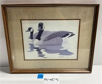 Vtg Richard Sloan Canada Goose Print