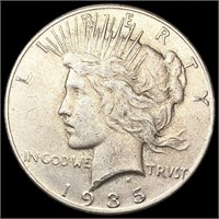 1935 Silver Peace Dollar CLOSELY UNCIRCULATED