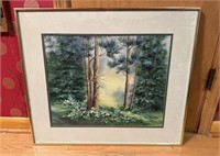 *Damaged* Framed & Signed Art - Check pics. This