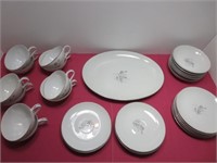 *LPO* VTG Creative Royal Elegance Dish Set Platter