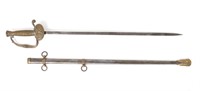 US Child's Staff & Field Sword w/ Scabbard