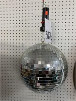 11 “ MIRRORED DISCO BALL W/ BATTERY OPERATED