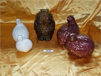 Assorted lot of avian figurines (5)