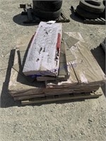 bundles of Brown Wood shingles, bid X13