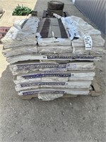 bundles of Dove Grey shingles, bid X33