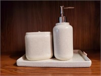 Bathroom vanity 3 pieceset,
toothbrush holder,