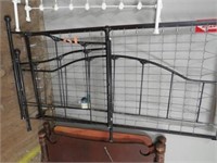 METAL ORNATE TWIN SIZE BED WITH FRAME