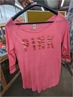 sz large pink shirt