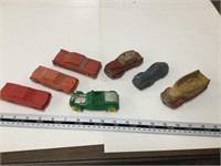 7 Rubber cars