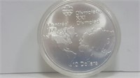 1976 Montreal 10$ Silver Coin