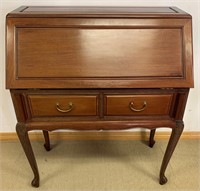 LOVELY MAHOGANY DROP FRONT DESK - CLEAN