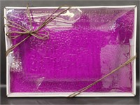 Purple Glass Tray / Rectangular Platter