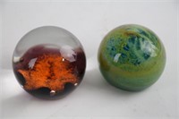 MDINA AND OTHER GLASS PAPERWEIGHT