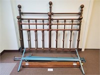 Vintage Brass Bed Frame - As Is (No Ship)